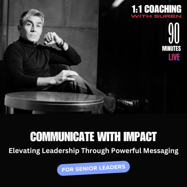 For Senior Leaders (90 minutes, Live)