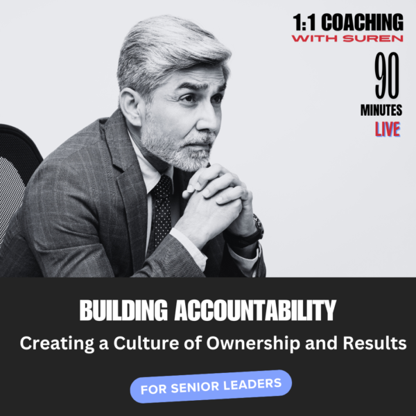 For Senior Leaders (90 minutes, Live)